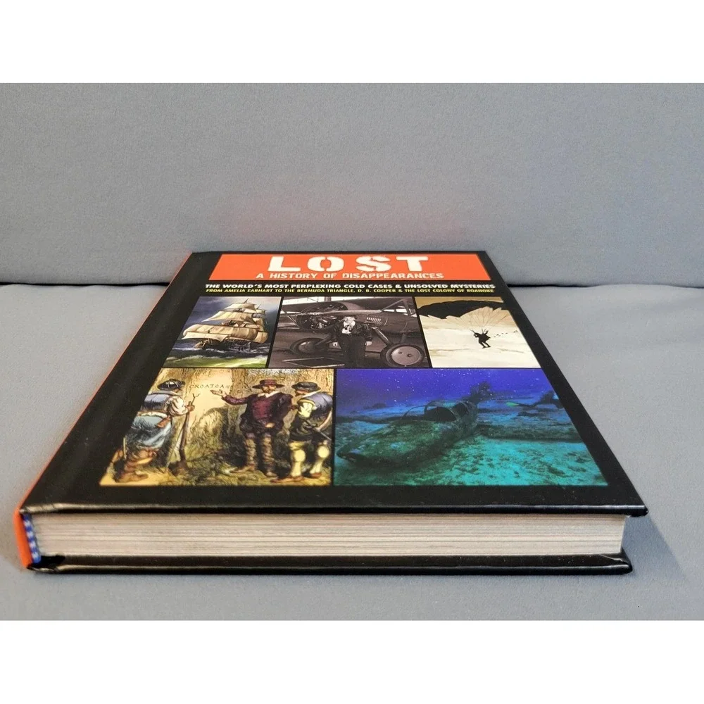 Cider Mill Press Lost A History of Disappearances True Crime Hardcover Book
